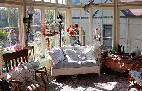 Sun room added to Victorian Cottage.  2009 Historic Home Tour.  Martinez, CA.